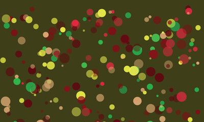 Abstract Background with Circles in Earthy Tones Creating Modern Art