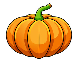 pumpkin vector icon, pumpkin vector on white background