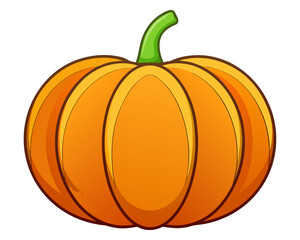 pumpkin vector icon, pumpkin vector on white background
