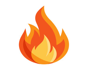 Fireball icon,Fire flame icon vector on white background