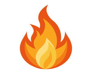 Fireball icon,Fire flame icon vector on white background