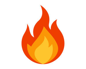 Fireball icon,Fire flame icon vector on white background