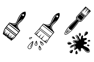 brush and paint