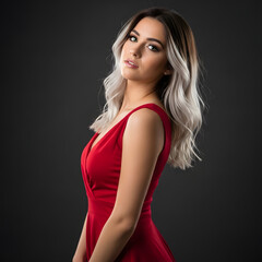 Fototapeta premium Young Beautiful girl