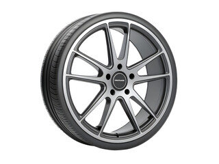 Obraz premium Car wheel isolated on transparent background