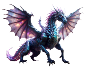 Fantasy creature (dragon, unicorn), PNG  