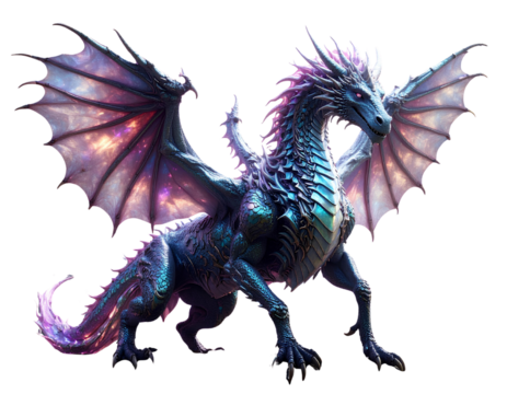 Fantasy creature (dragon, unicorn), PNG  
