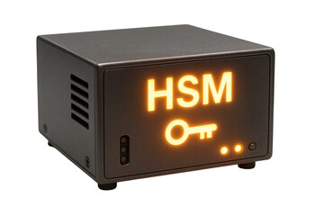 HSM secure hardware module closeup