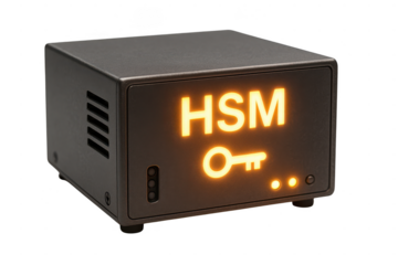 HSM secure hardware module closeup