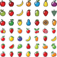 Crystal Fruit Icons