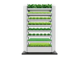 Vertical farm isolated on transparent background image