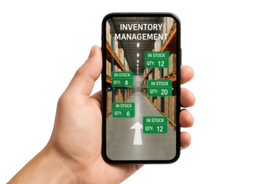 Inventory management on mobile device