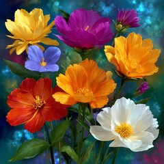 Obraz premium Petals in Focus. Generative AI