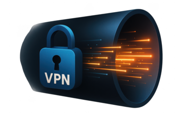 Secure VPN Connection Tunnel