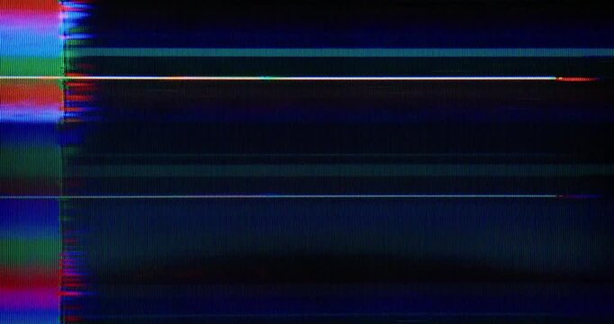 EN: Retro CRT glitch with analog static and noisy interference.
ES: Glitch retro de CRT con estática analógica e interferencias ruidosas. - Powered by Adobe