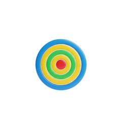 Colorful Concentric Circles: Target Graphic for Business, Marketing & Design Projects
