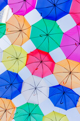 El Puerto de Santa Maria, Cadiz, Andalusia, Spain. 31 August 2025. Umbrellas installation