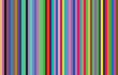 Abstract Color Palette with Vertical Stripes in Earthy and Jewel Tones