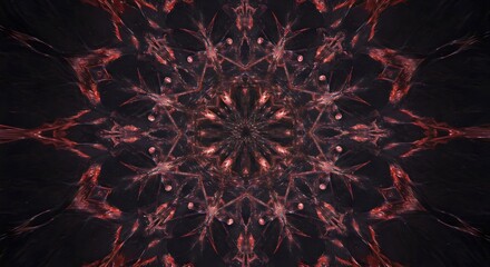 Psychedelic Gradient Texture with Optical Illusion Geometry