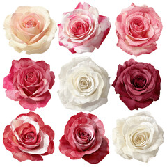 Fototapeta premium seamless pattern with roses