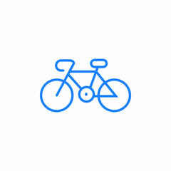 Obraz premium bicycle ride sport icon sign vector
