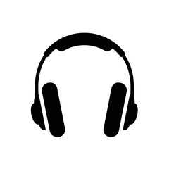 Headphones Audio Music Icon Vector Illustration