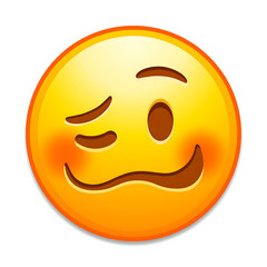 Wacky Face Emoji – Silly, Goofy, and Confused Expression