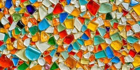 Beautiful recycled crystal composite texture evening light - eco surface collection 2 2x1 2