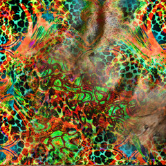 Colorful fashion print leopard designs.Fabric fashion pattern.Wave textile print design,illustration.Fractal colorful pattern.Print pattern illustration.New season fabric print.Textile fashion pattern