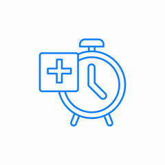 add timer icon sign vector