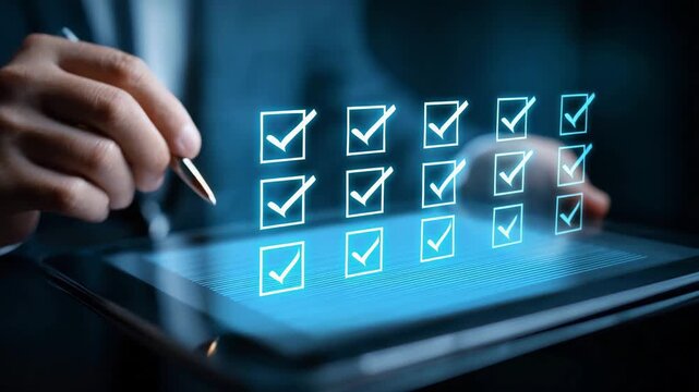 Digital checklist management and progress tracking in real time for better productivity and organization at work