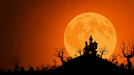 Halloween flyer template