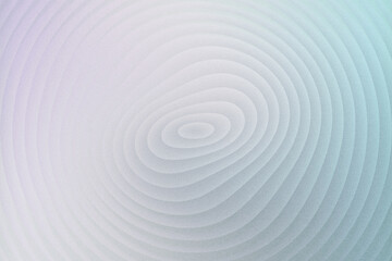 Subtle concentric circles in pastel hues create a delicate ripple effect, offering a soft and calming visual texture, isolated on white background