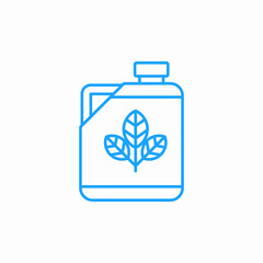 plant fuel icon sign vector
