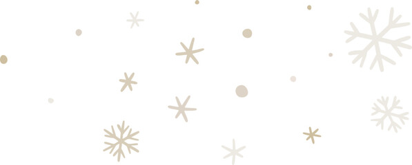 Falling Snowflake Doodle
