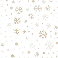 Snowflake Seamless Pattern