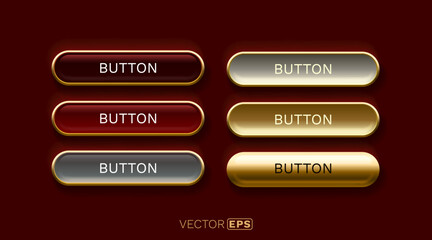 Button frame label, event bar casino, show signboard. Vector illustration