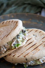 homemade recipe for bread stuffed with kebab meat