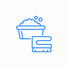 laundry service icon sign vector