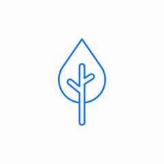 leaf icon icon sign vector