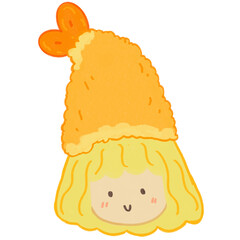 Little Fried Shrimp Girl
