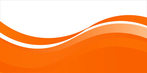 Vector orange line background curve element with white space for text and message design, overlapping layers, vector