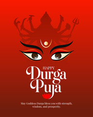 Happy Durga Puja Social Media Post