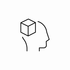 cognitive thinking mind icon sign vector