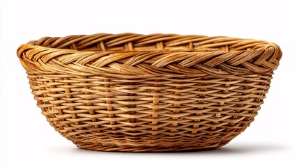 Hand-Woven Natural Basket
