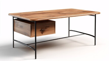 Wooden Industrial Table