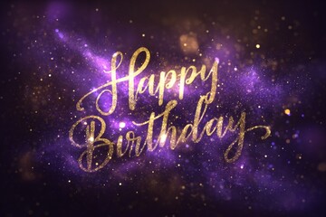 Happy new year celebration card with snow and stars in a winter night