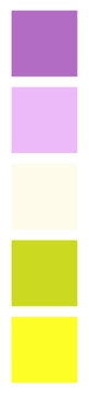  Paleta de colores p&uacute;rpura y verde- Muestras de tonos complementarios para dise&ntilde;o creativo