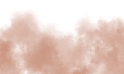 Smoky Mist Background – Abstract Reddish-Brown Fog Effect on White Canvas.