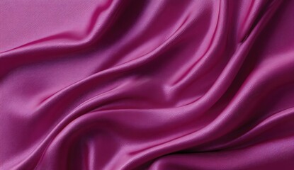 Fototapeta premium Deep magenta silk draped in flowing folds